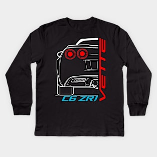 Vette C6 ZR1 Kids Long Sleeve T-Shirt